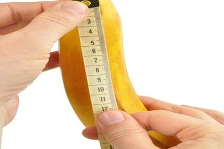 mjerenje banane simbolizira mjerenje penisa